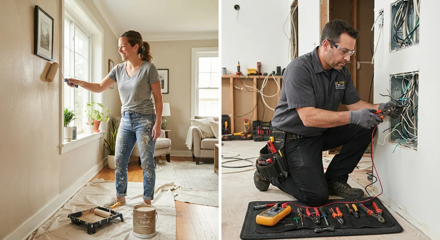 DIY vs. Hiring a Pro: A Room-by-Room Decision Framework