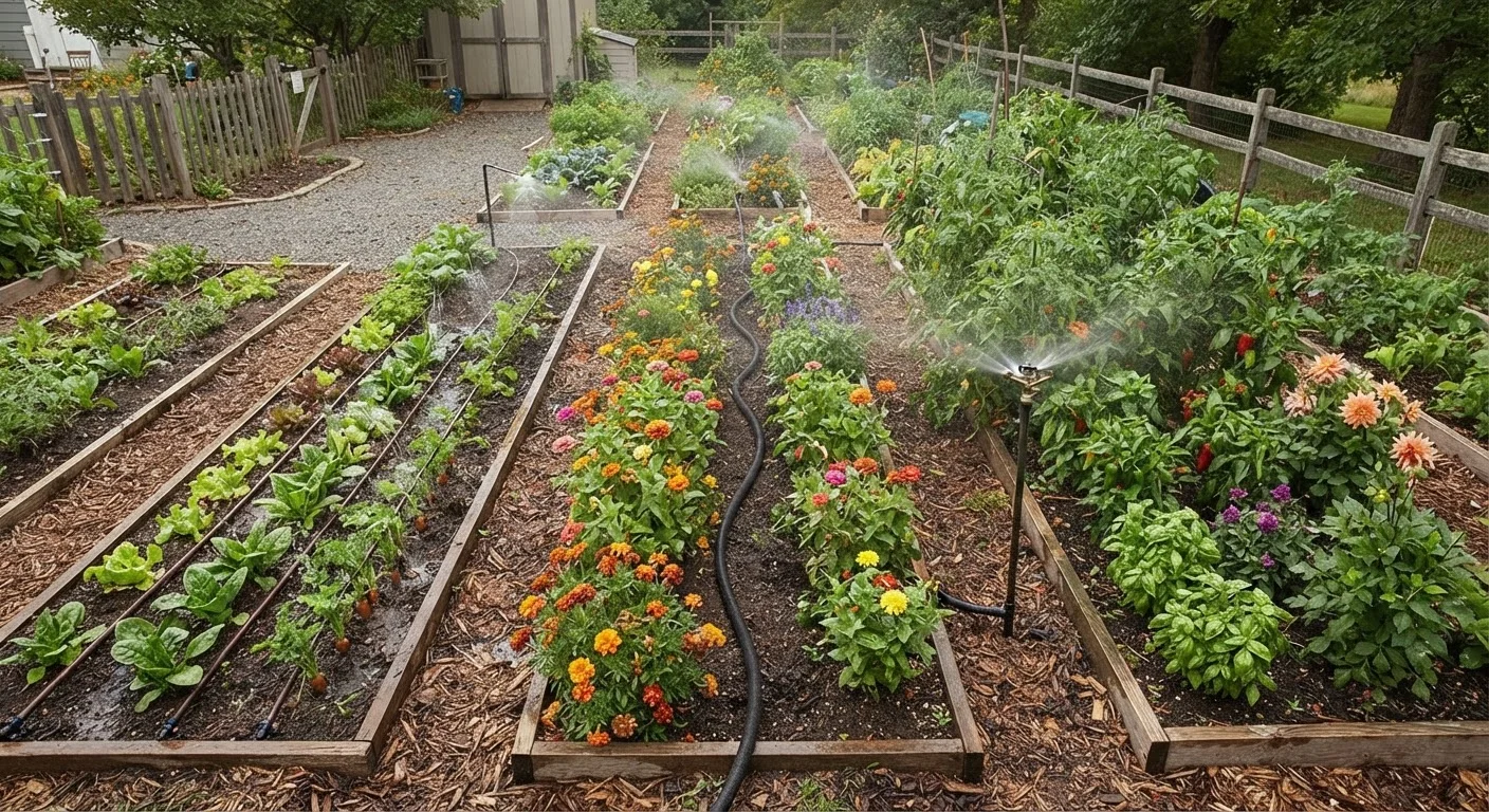 Garden Irrigation Options: Drip, Sprinkler, and Soaker Systems