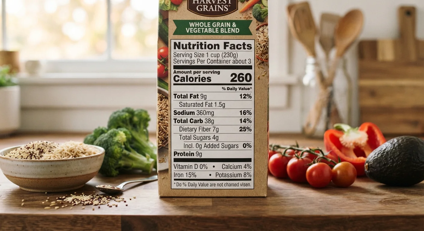 Reading a Nutrition Facts Label Without Getting Lost