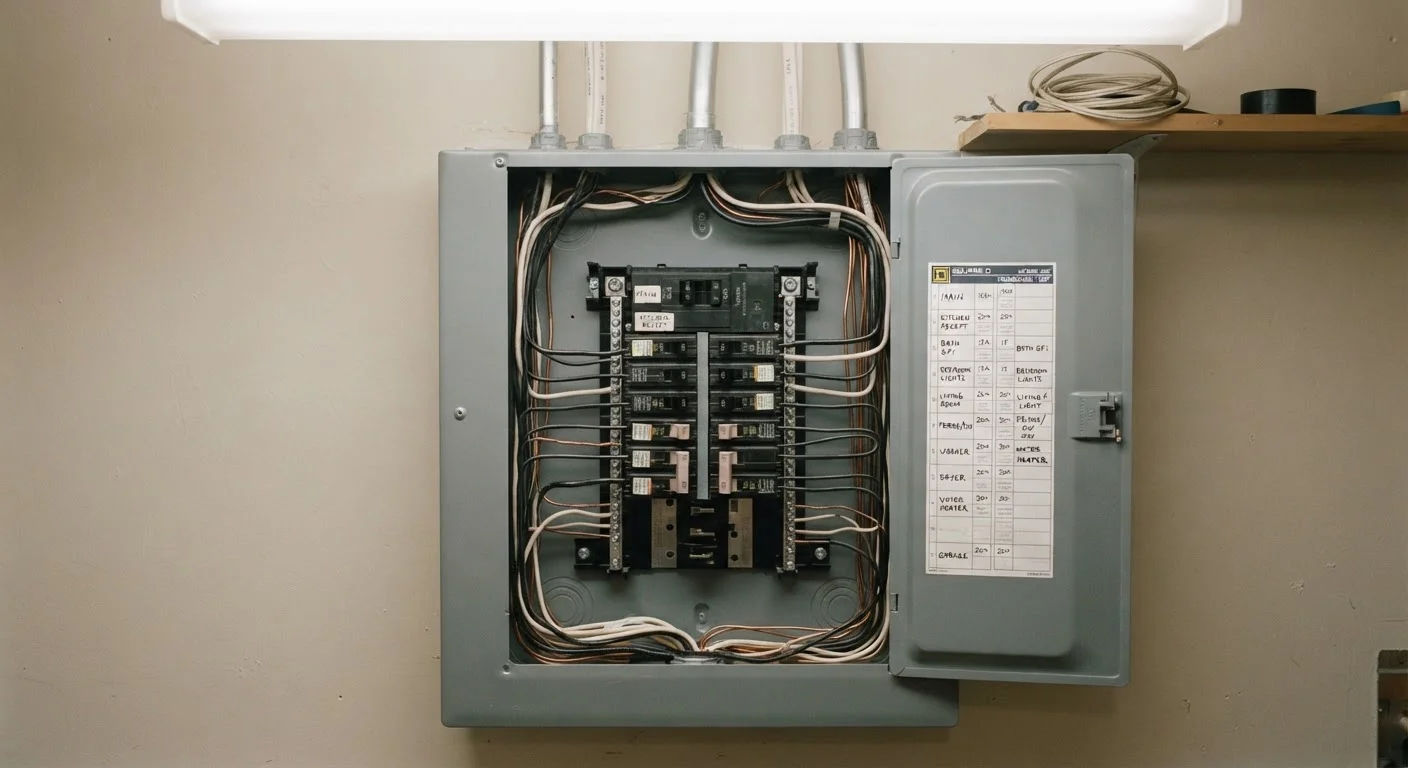 Reading Your Electrical Panel: Breakers, Amperage, and What the Labels Mean