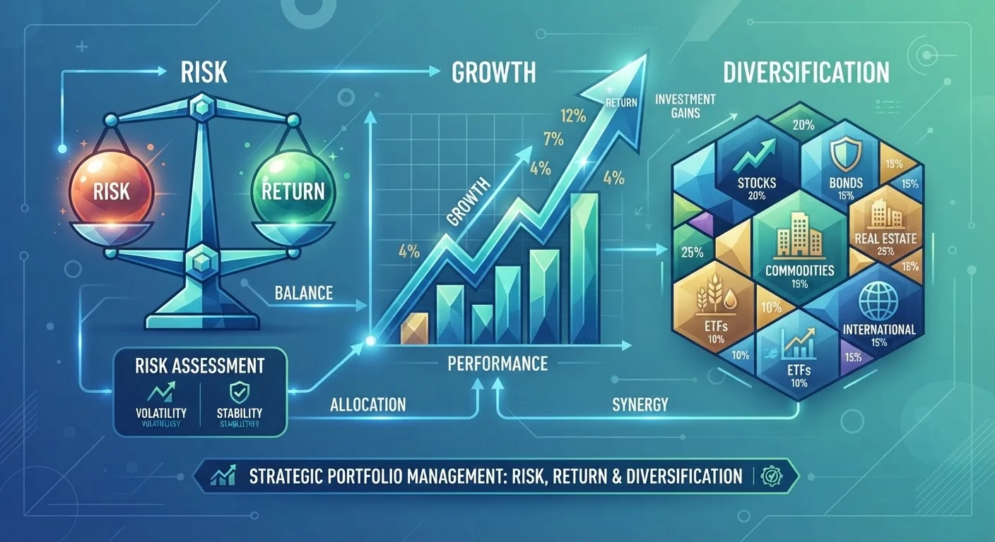 Risk, Return, and Diversification: The Three Ideas That Anchor Every Investment Strategy