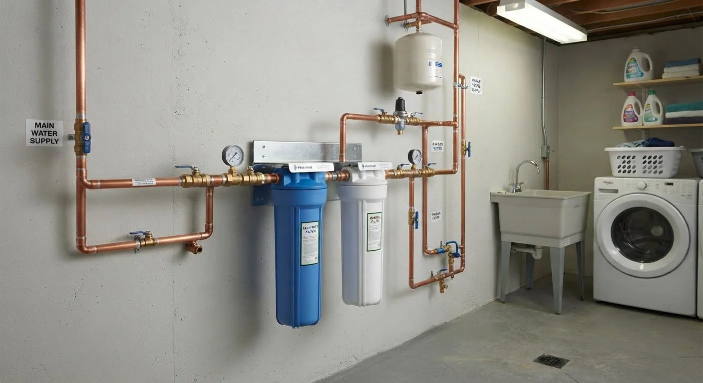 Whole-House Water Filtration: What It Does, What It Doesn't, and When It Makes Sense