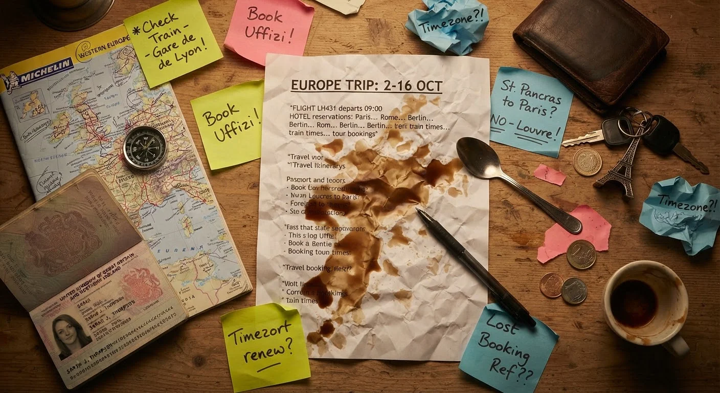 Why Your Carefully Planned Vacation Falls Apart on Day Two